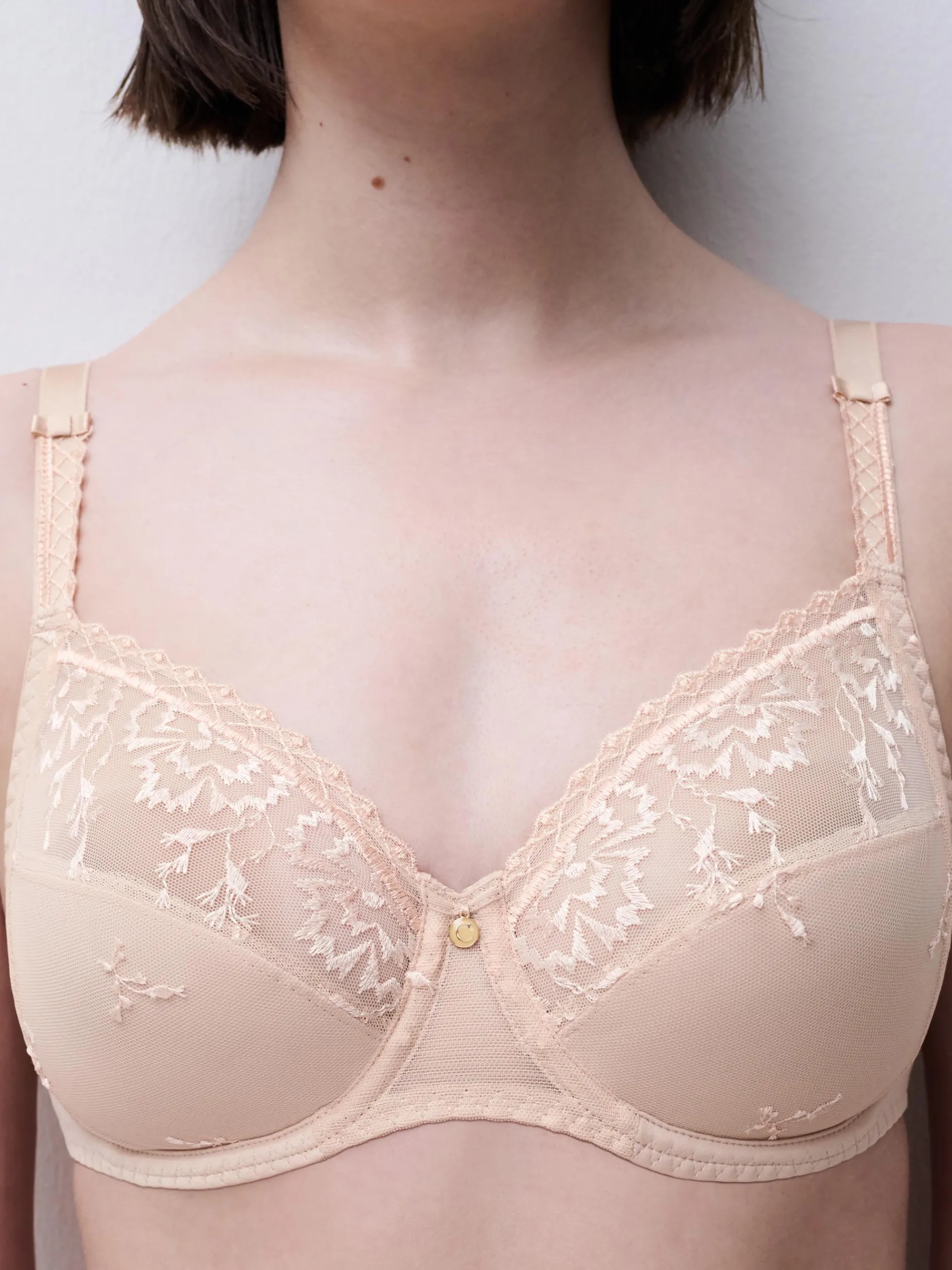 BH med bøjle - Golden Beige