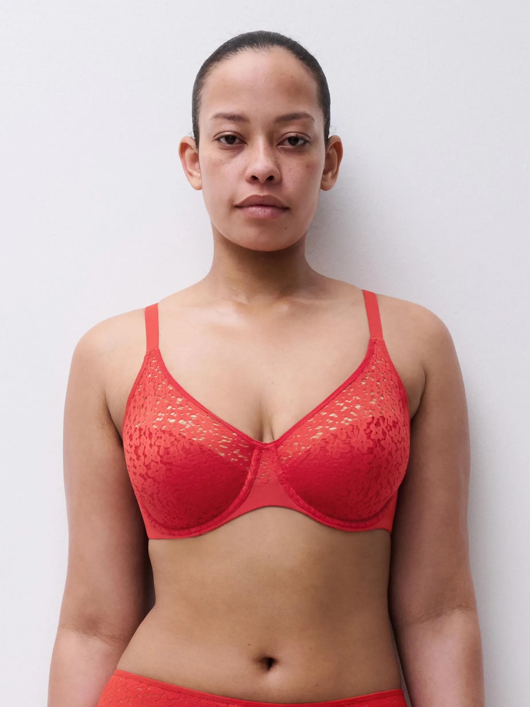 BH med bøjle - Poppy Red
