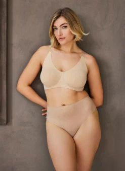 Bh med bøjler - Nude