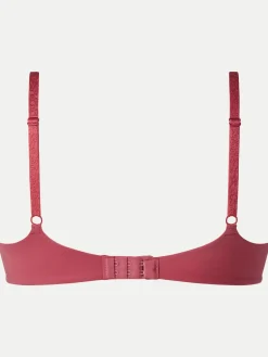 Bibi forformet bh uden bøjle - Garnet Rose