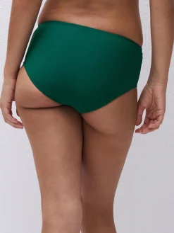 Bikiniunderdel med høj talje - Botanical Green