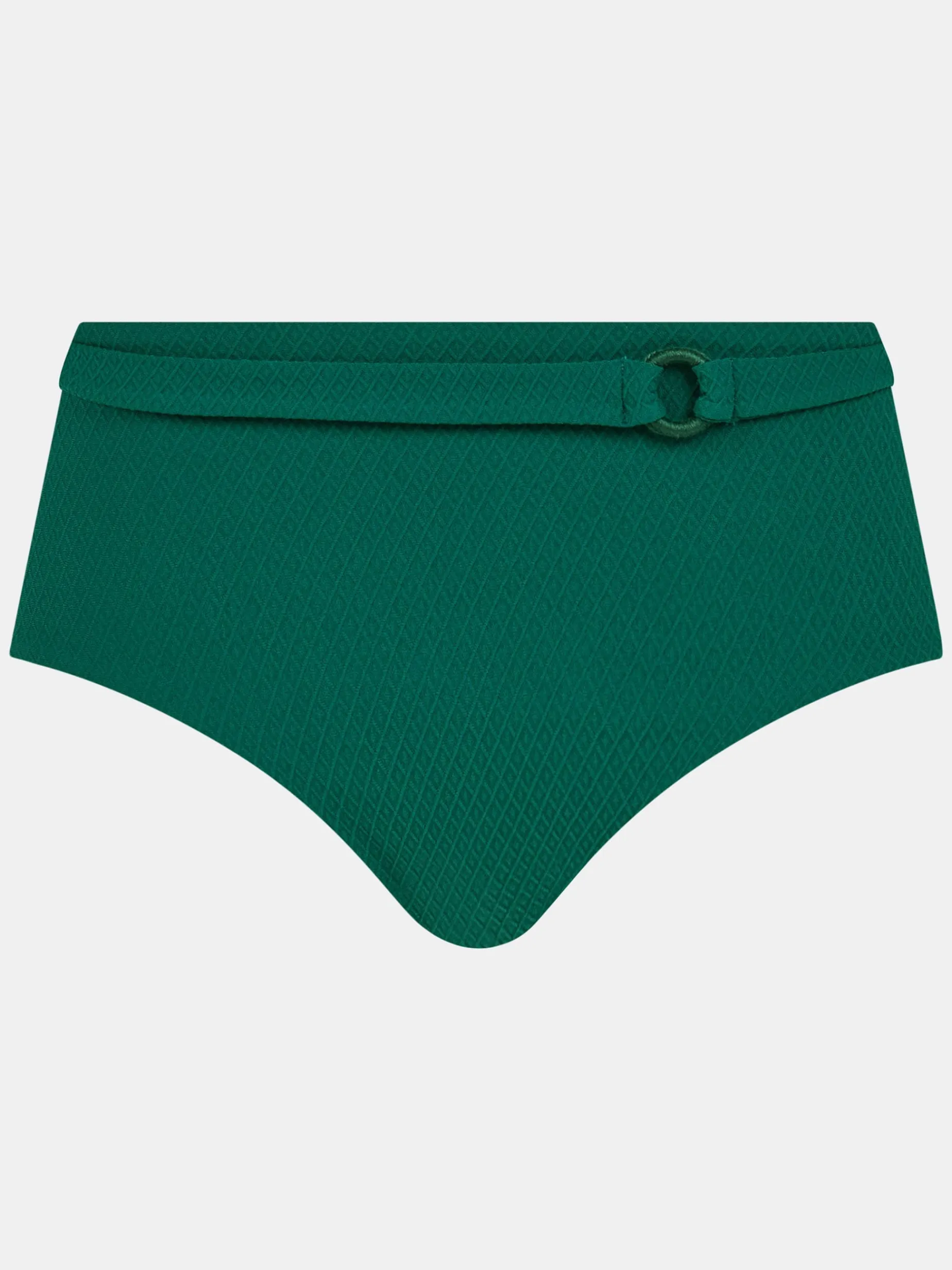 Bikiniunderdel med høj talje - Botanical Green