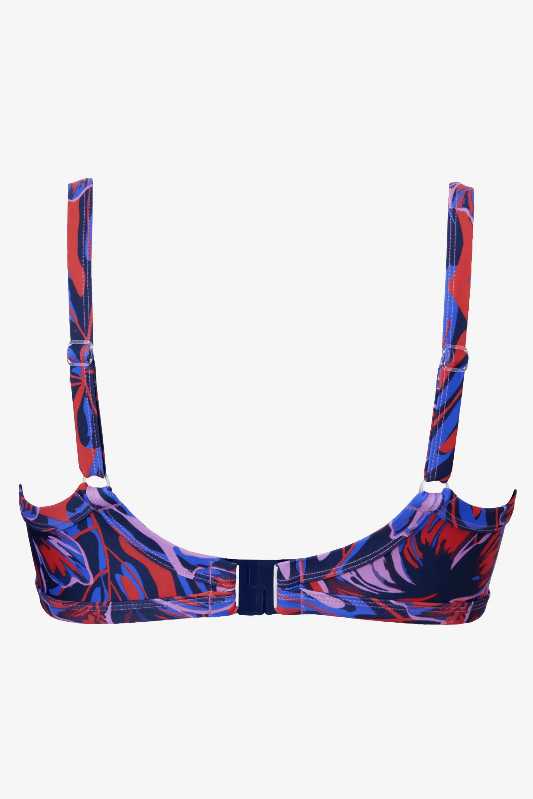 Bindi bikini-top med bøjle - Orange hibiscus