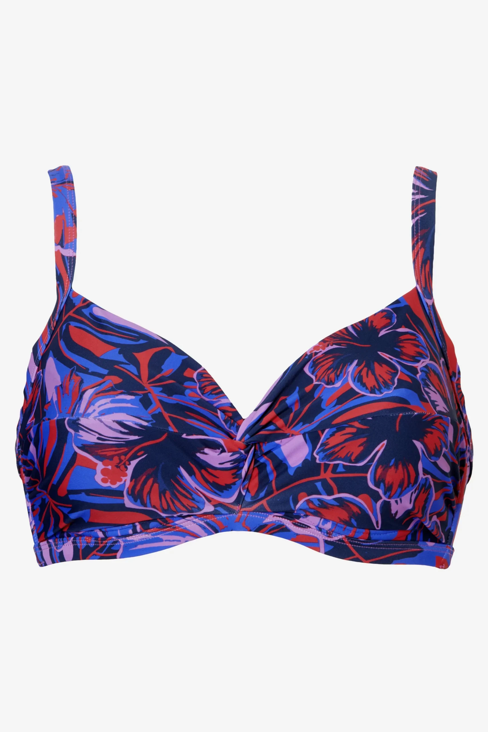 Bindi bikini-top med bøjle - Orange hibiscus