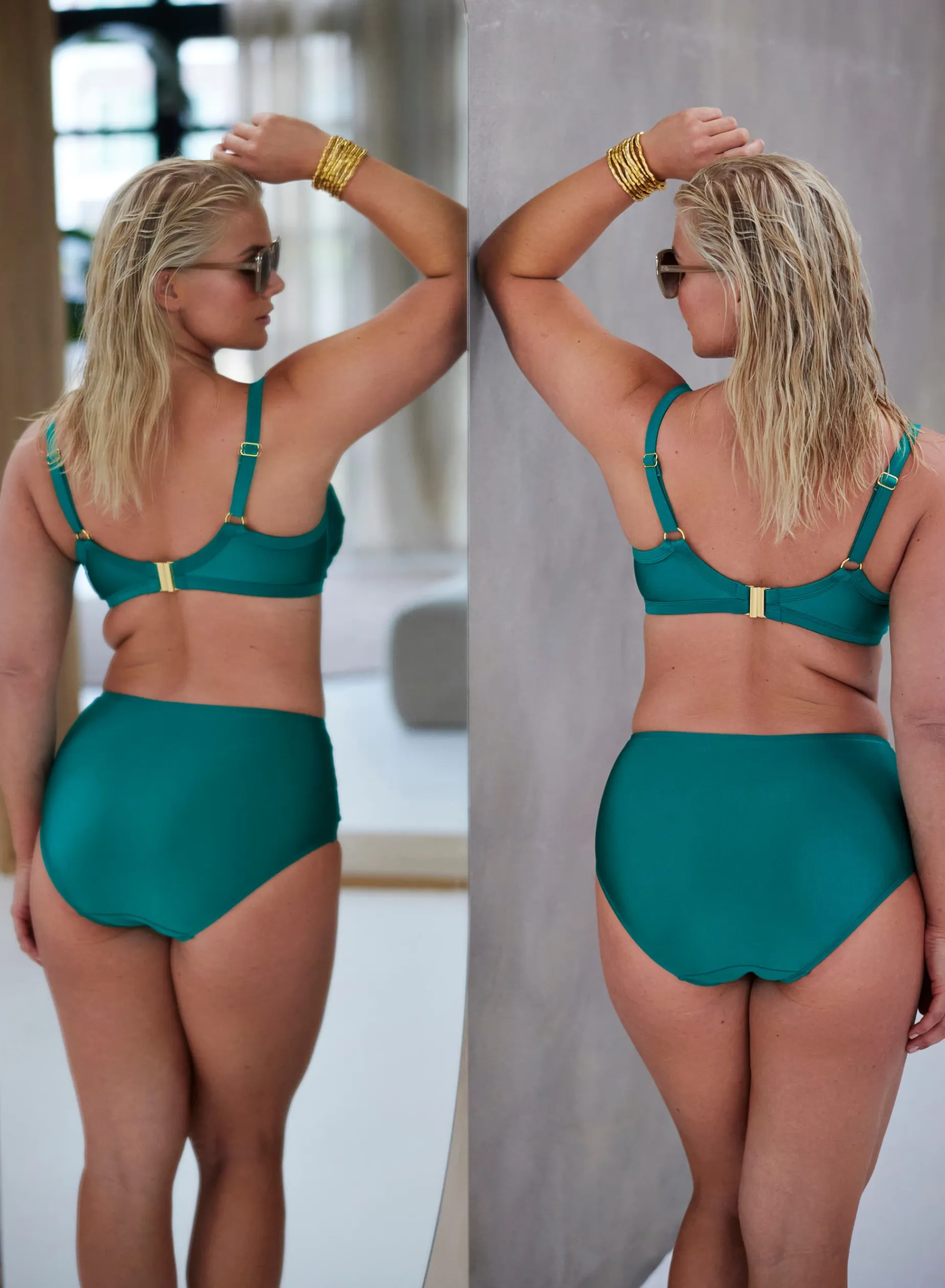 Bindi bikini-top med bøjle - Racing Green