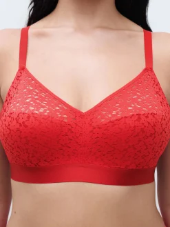 Bøjlefri BH - Poppy Red