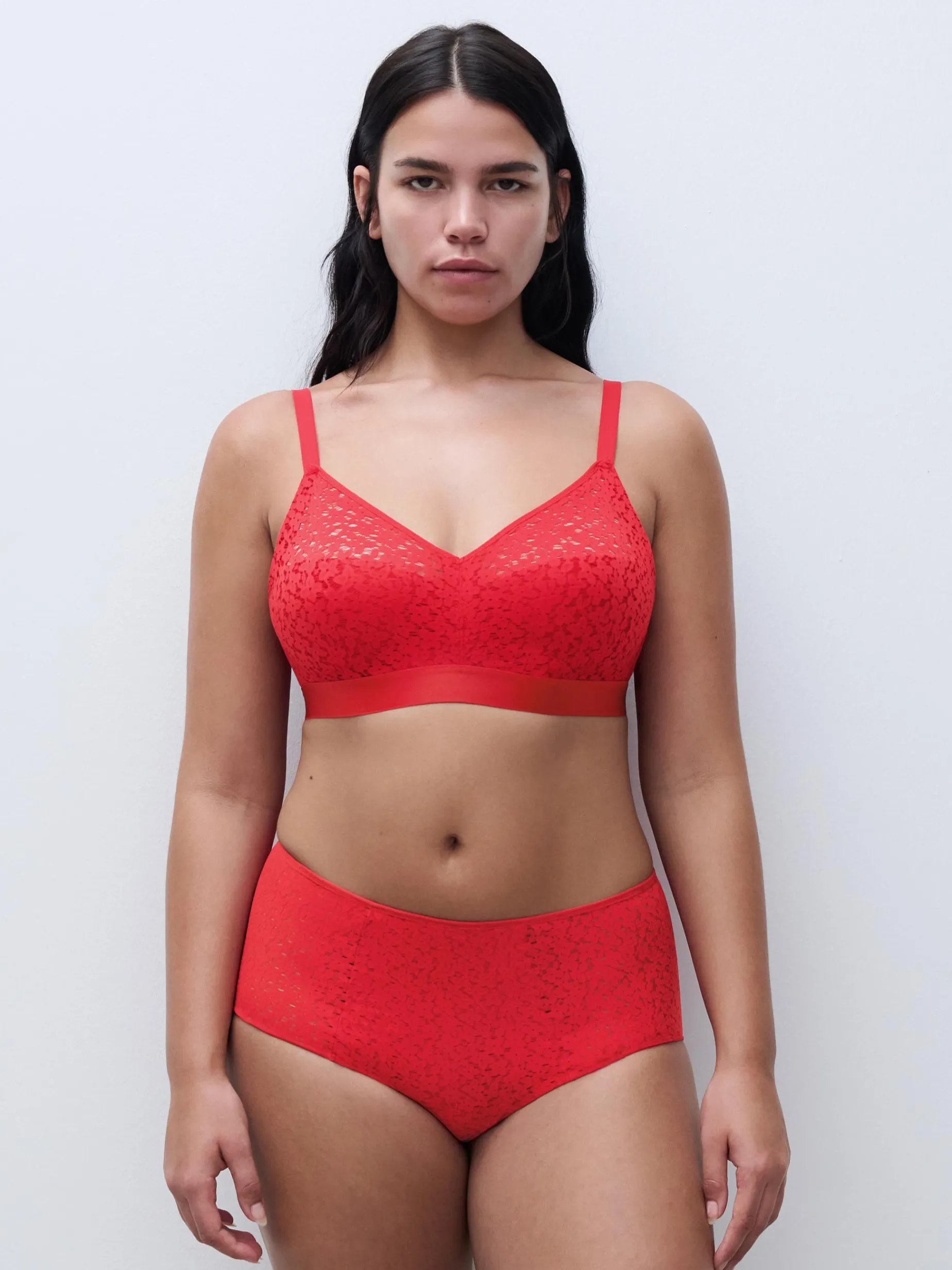 Bøjlefri BH - Poppy Red