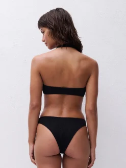 Bøjlefri bikinitop - Sort