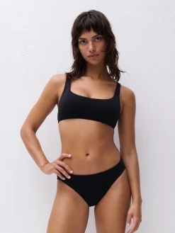 Bøjlefri bikinitop - Sort
