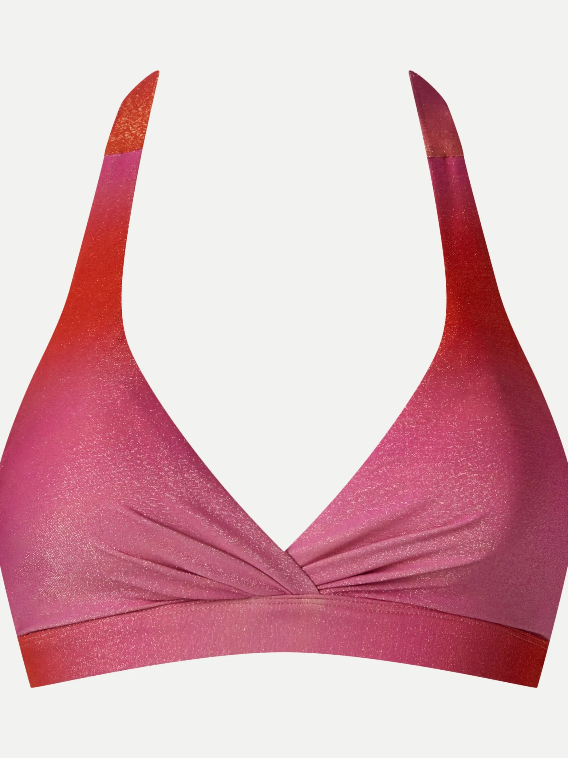 Bobbie Bikini Top - Red pink gradient