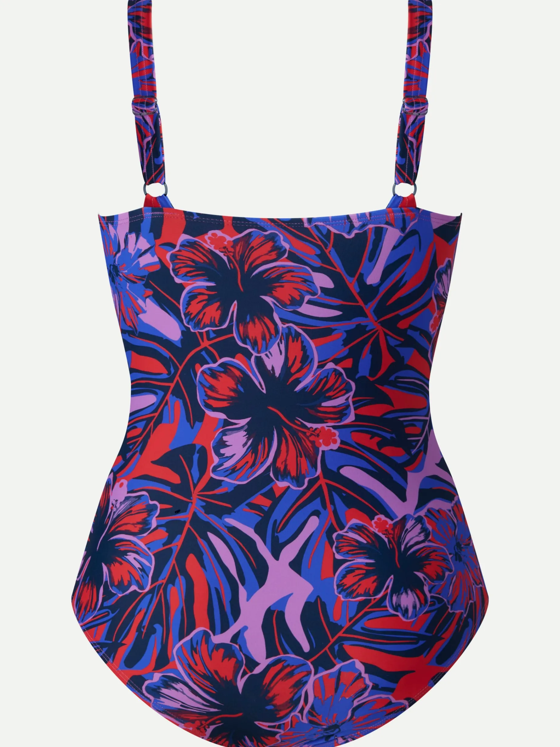 Bodie badedragt - Orange hibiscus