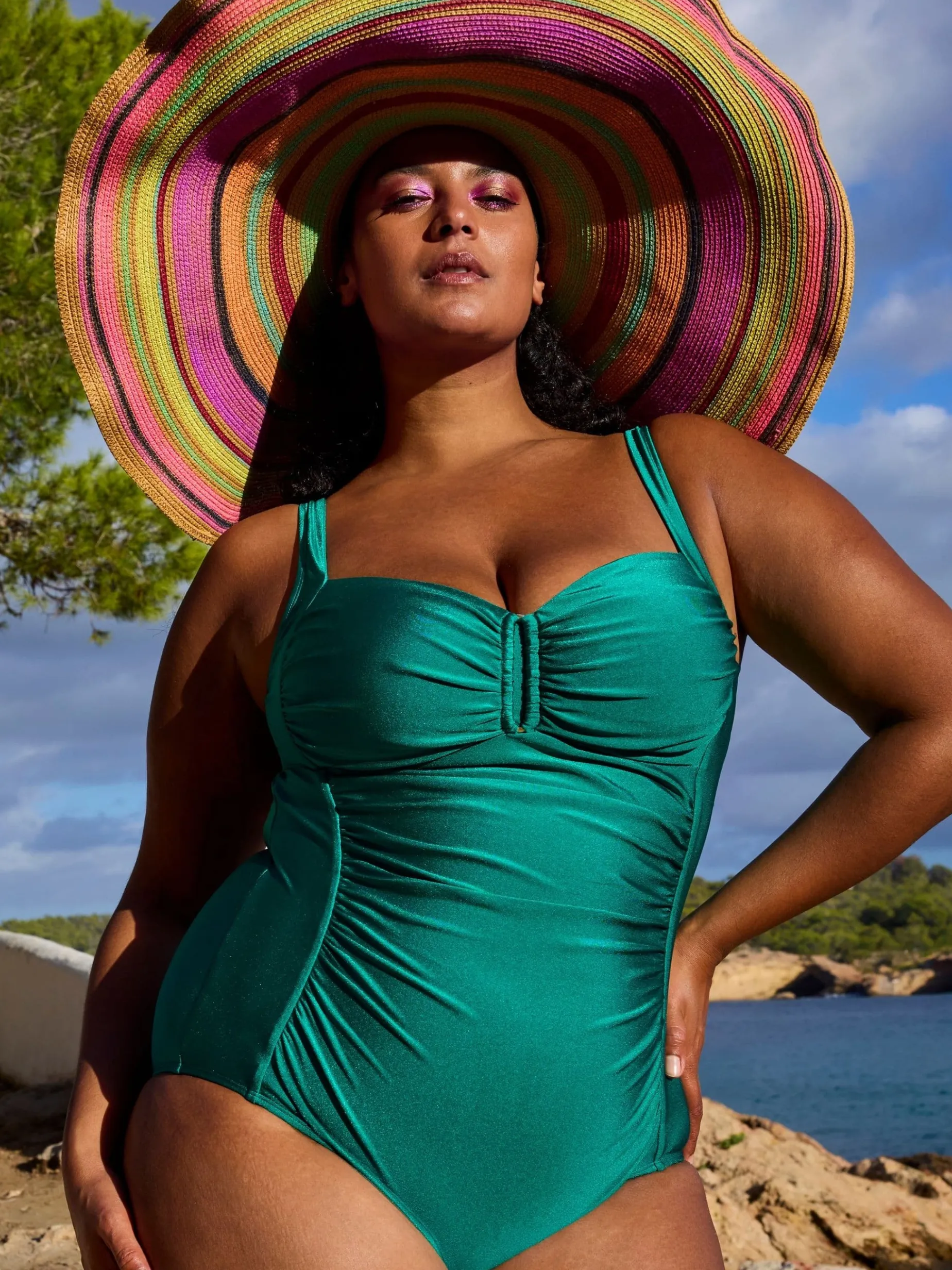 Bodie badedragt - Racing Green
