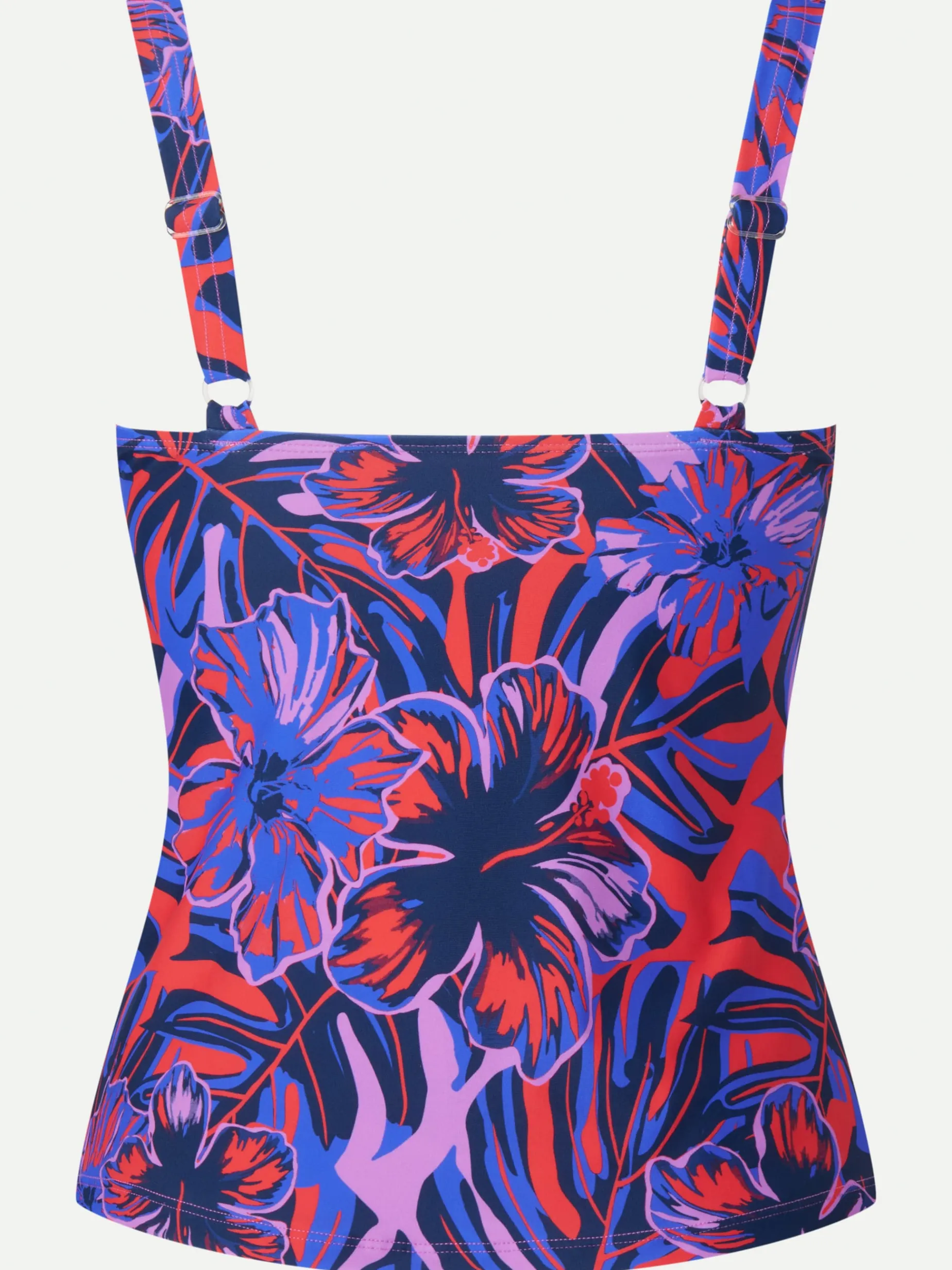 Bodine Tankini - Orange hibiscus