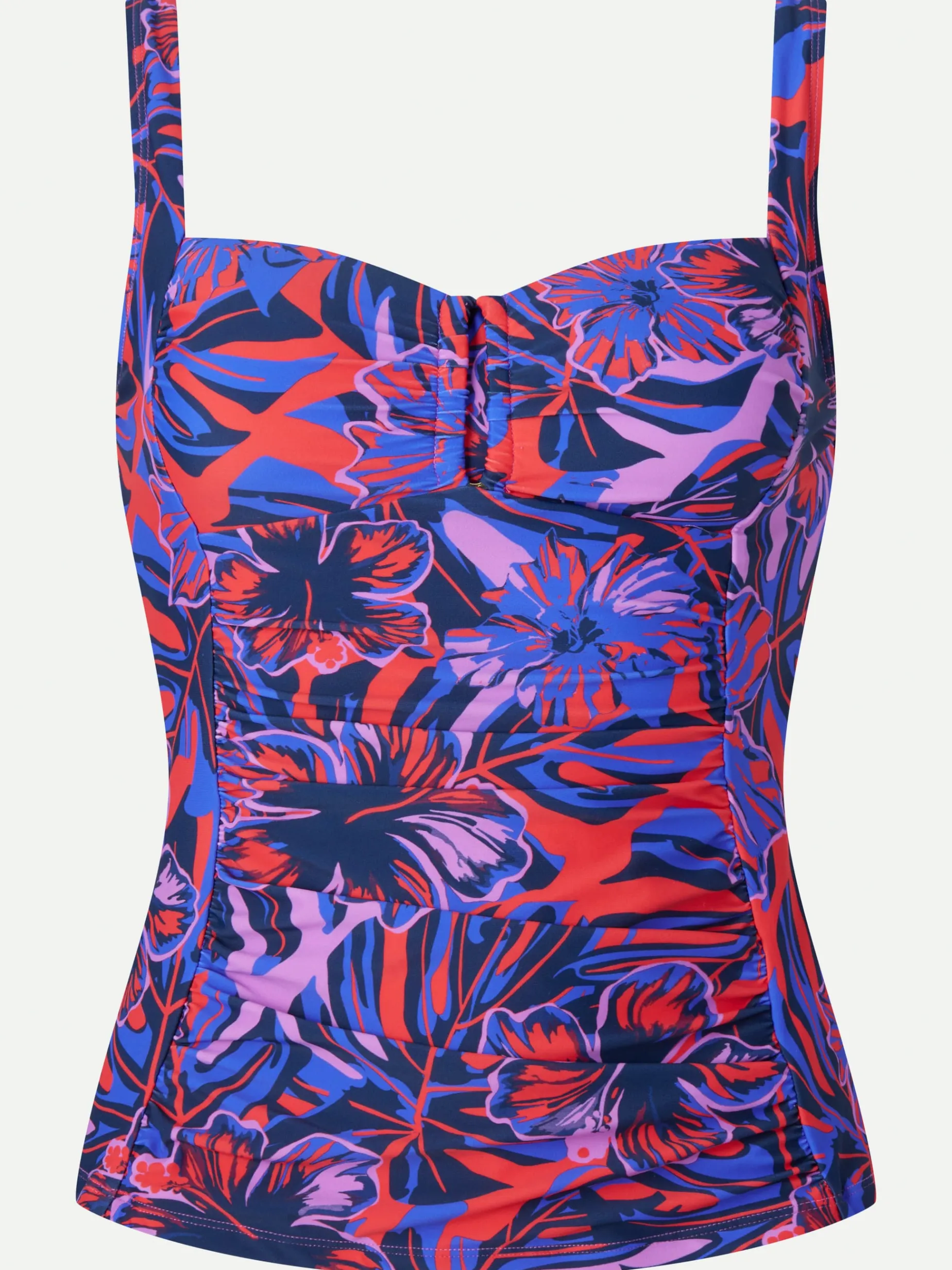 Bodine Tankini - Orange hibiscus
