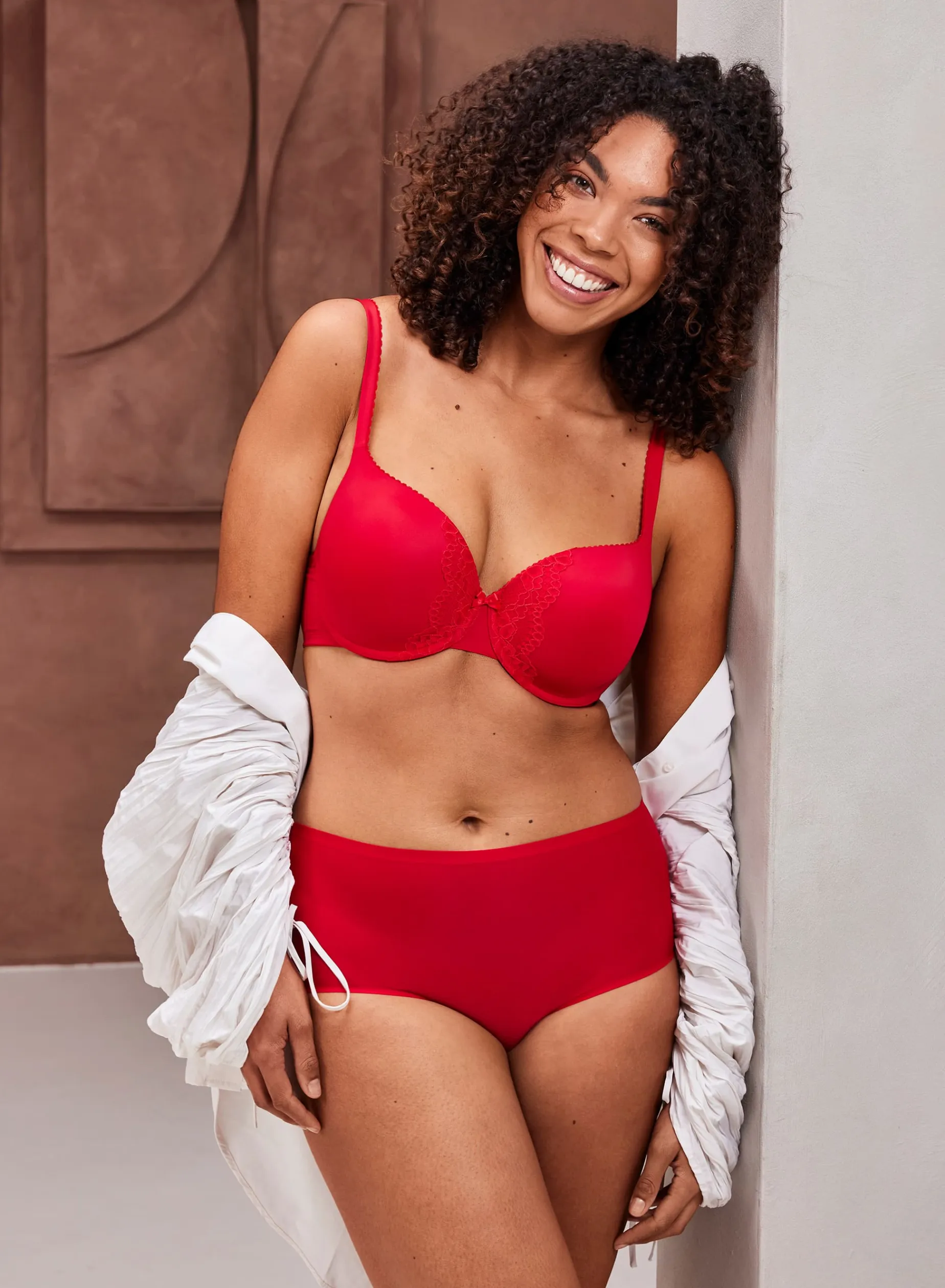 Forformet Lindsey BH - Passion Red