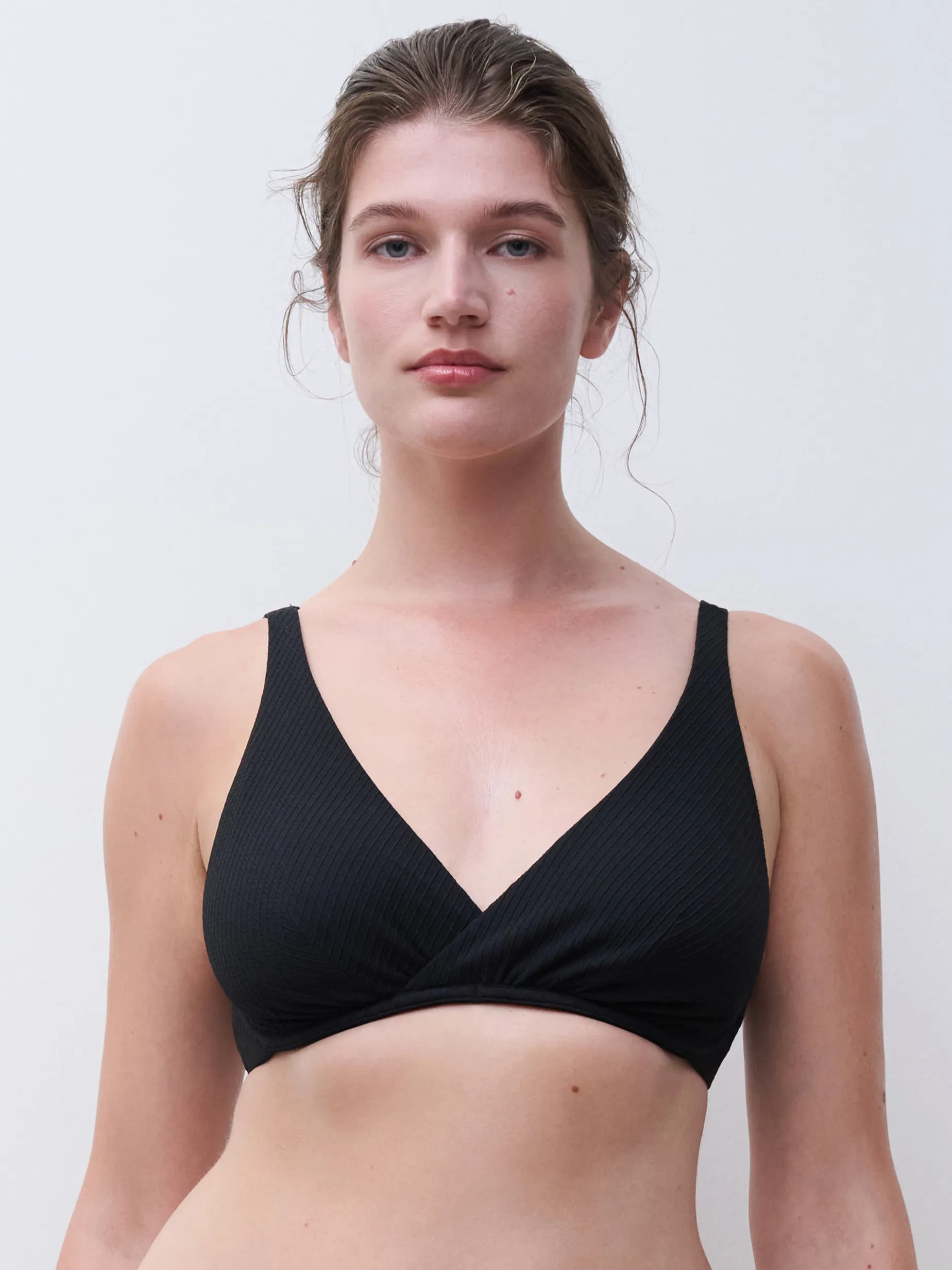 Full cup bikinitop - Sort