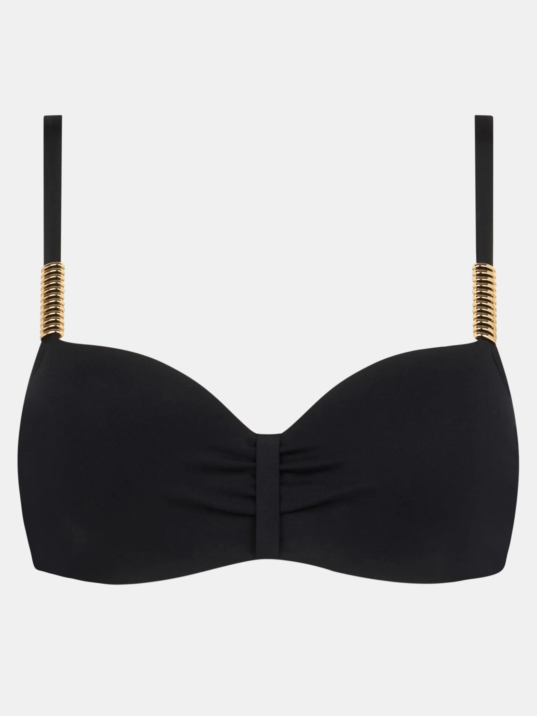 Half cup bikinitop - Sort