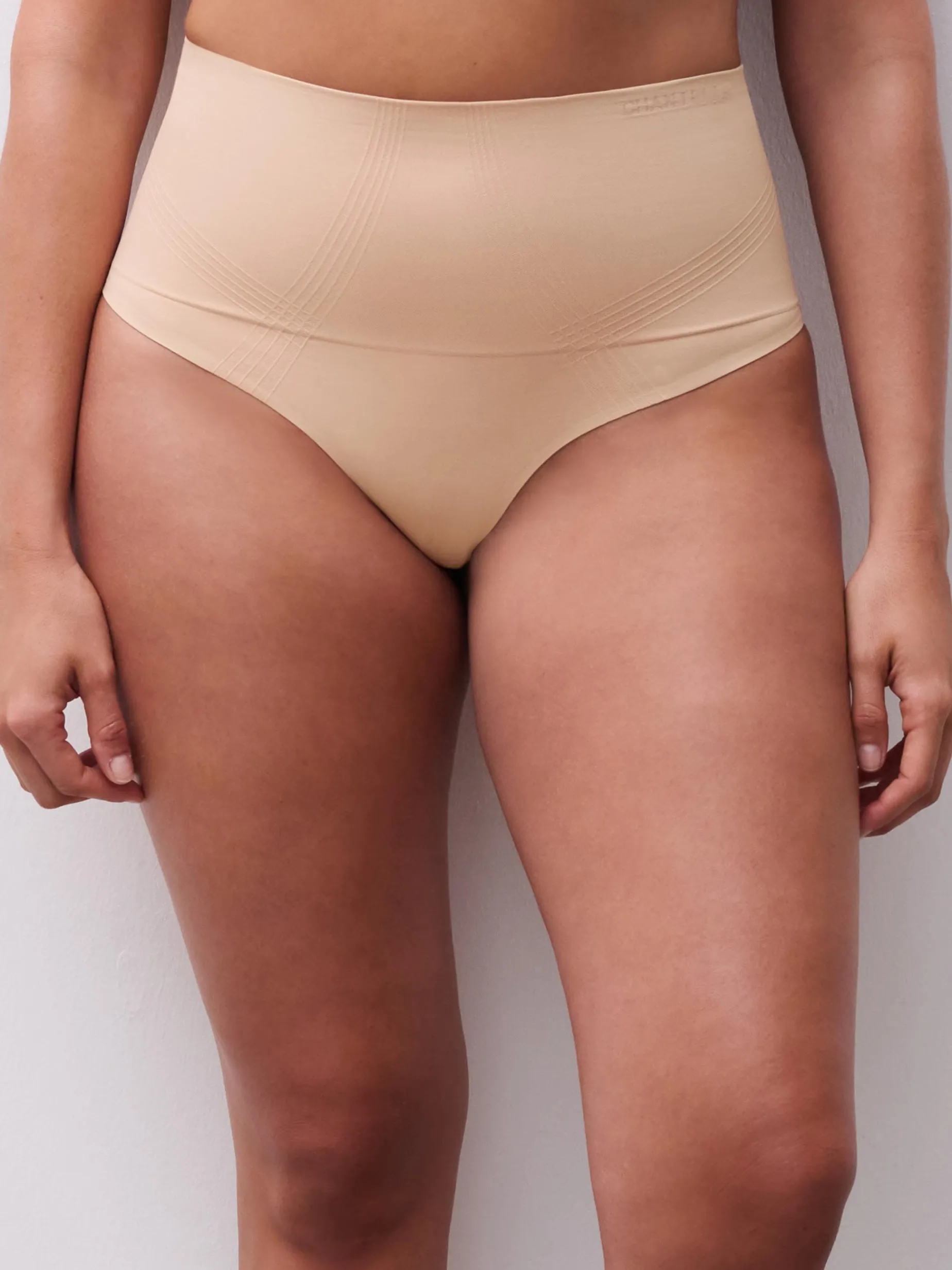 High waist Thong - Clay Nude