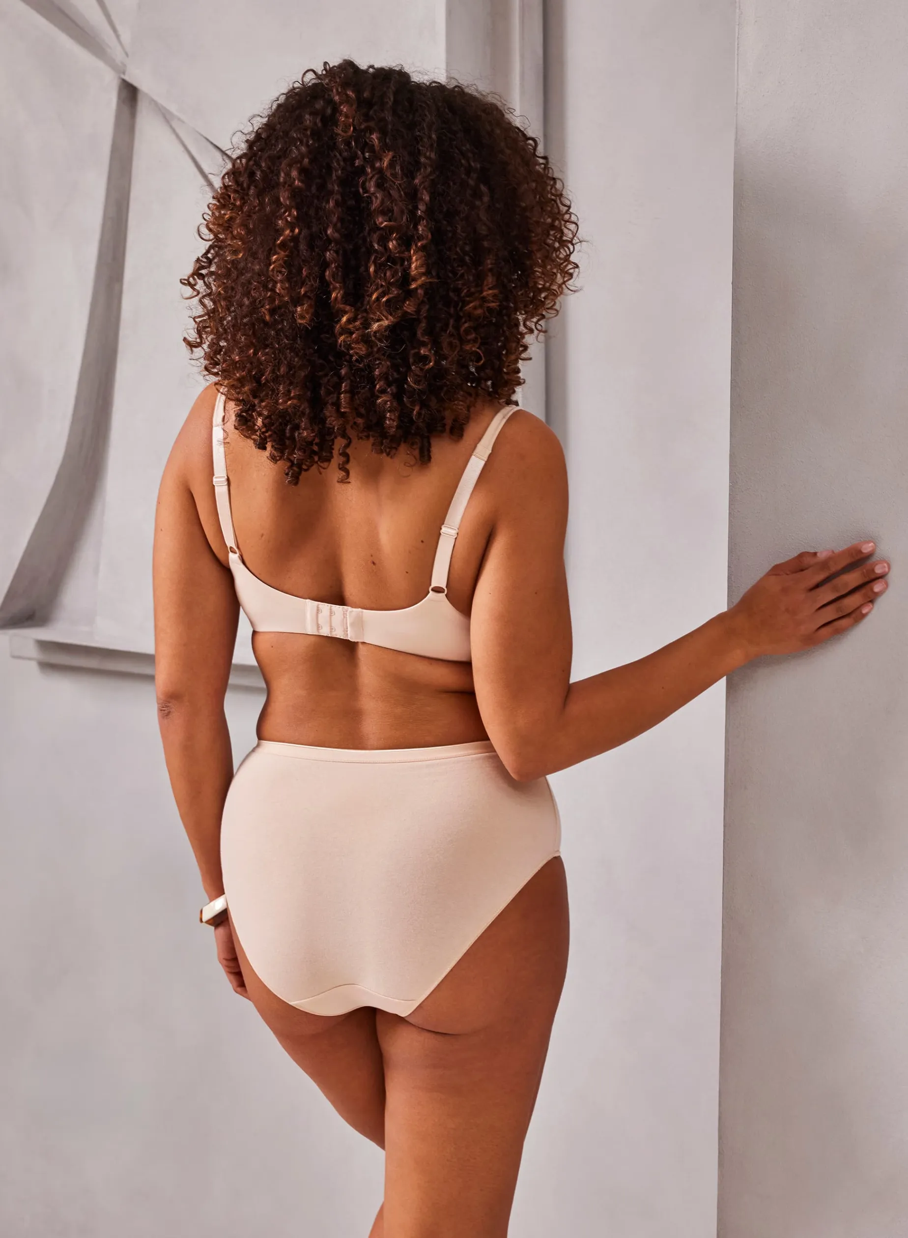 Højtaljede trusser Anna - Beige