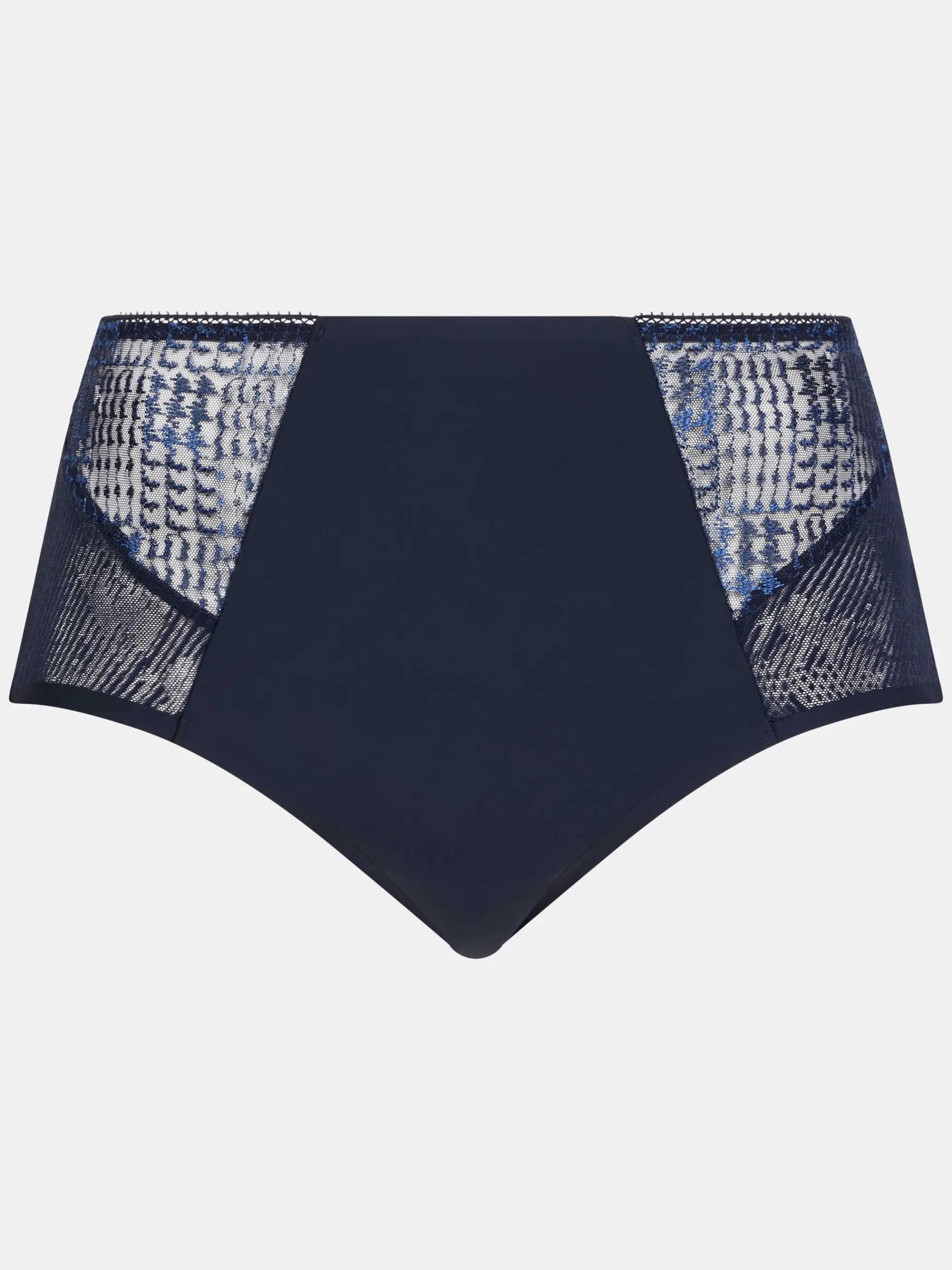 Høj talje slip - Sailing blue
