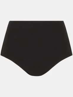 Høj talje slip - Sort