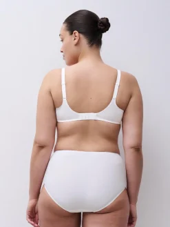 Høj talje slip - White
