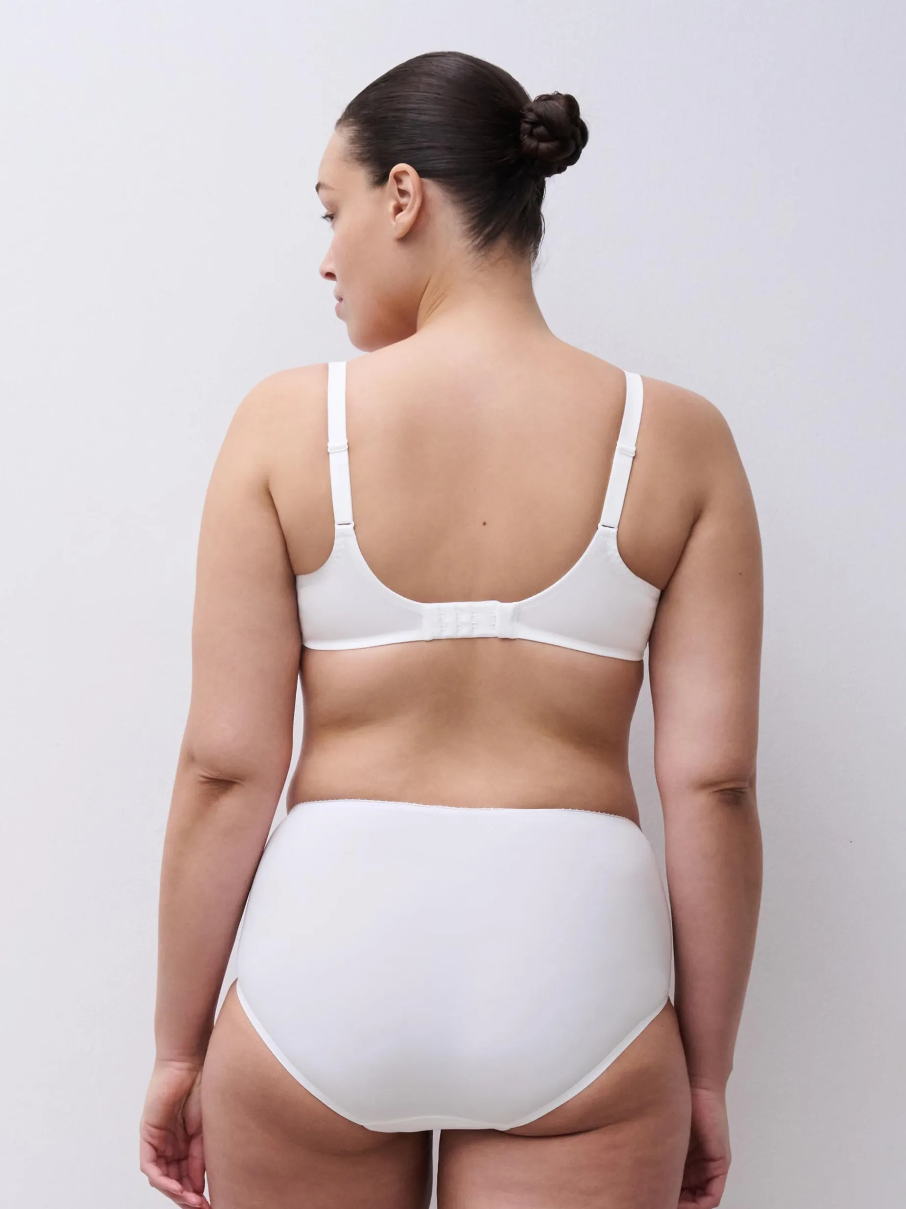 Høj talje slip - White