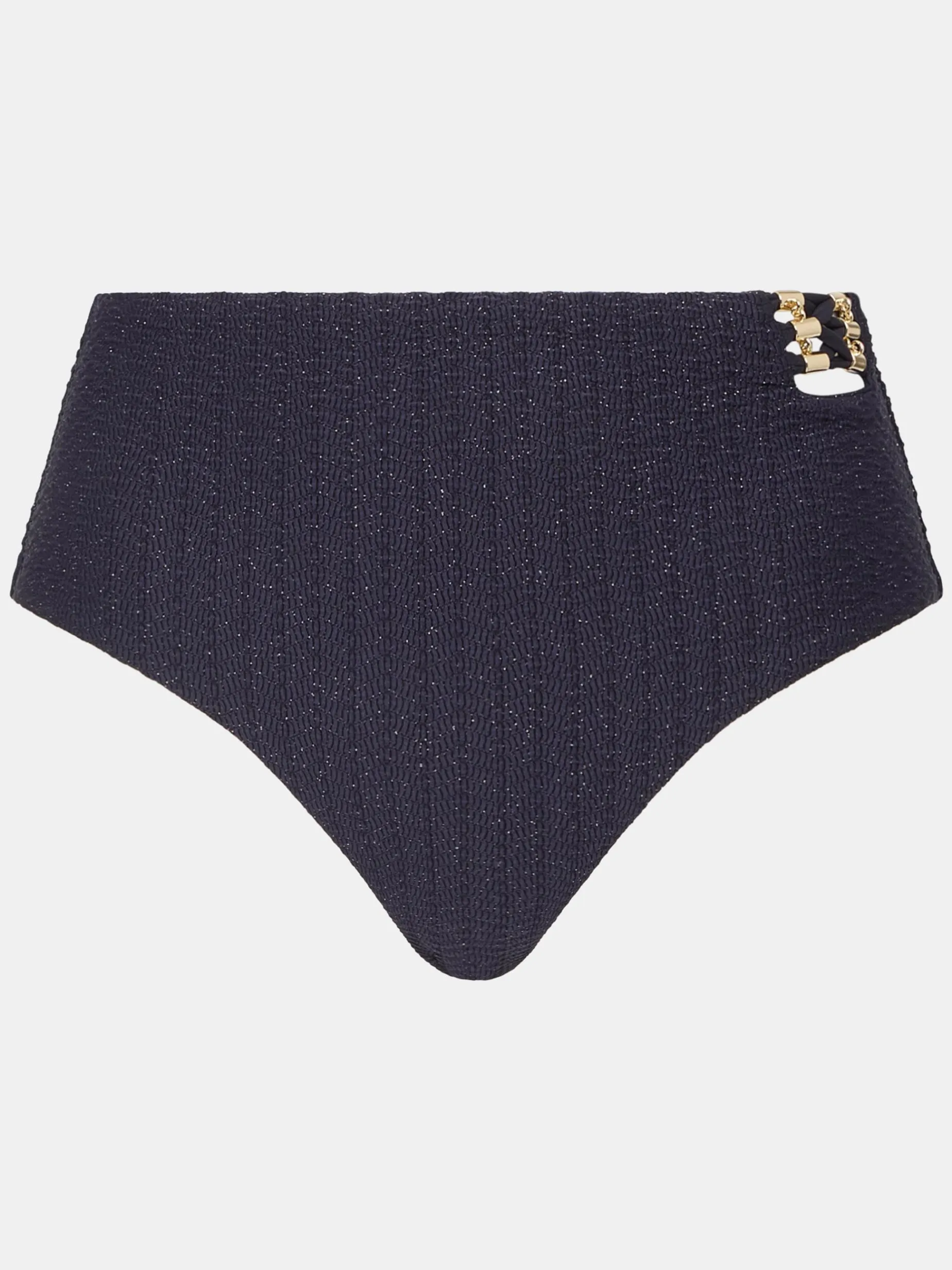Højtaljet bikinitrusse - BLACK PEARL