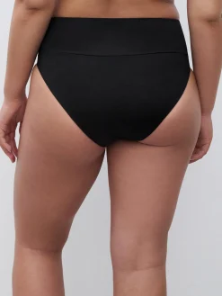 Højtaljet bikinitrusse - Sort