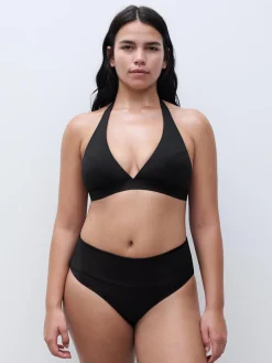 Højtaljet bikinitrusse - Sort