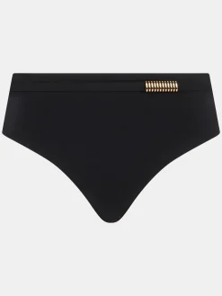 Højtaljet bikinitrusse - Sort