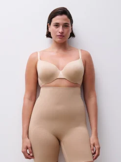 Højtaljet shaping shorts - Nude