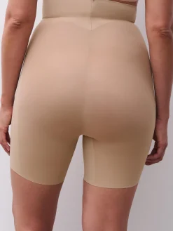 Højtaljet shaping shorts - Nude