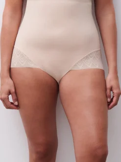 Højtaljet shaping trusser - Golden Beige