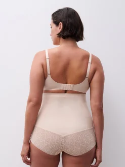 Højtaljet shaping trusser - Golden Beige