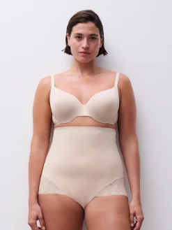 Højtaljet shaping trusser - Golden Beige