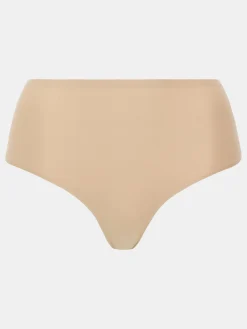 Højtaljet string - one size - Nude