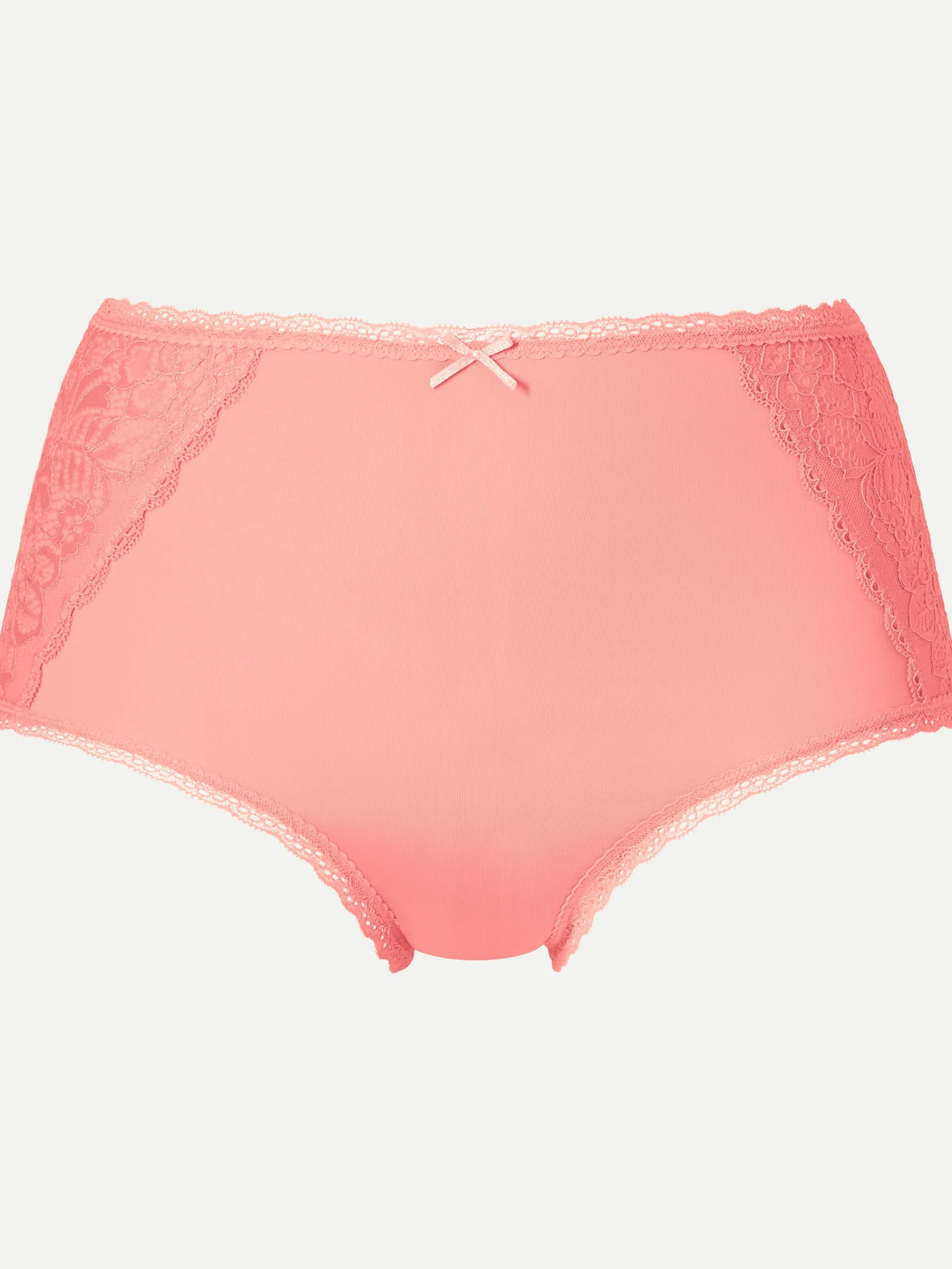 Højtaljet trusse - Fluor Pink