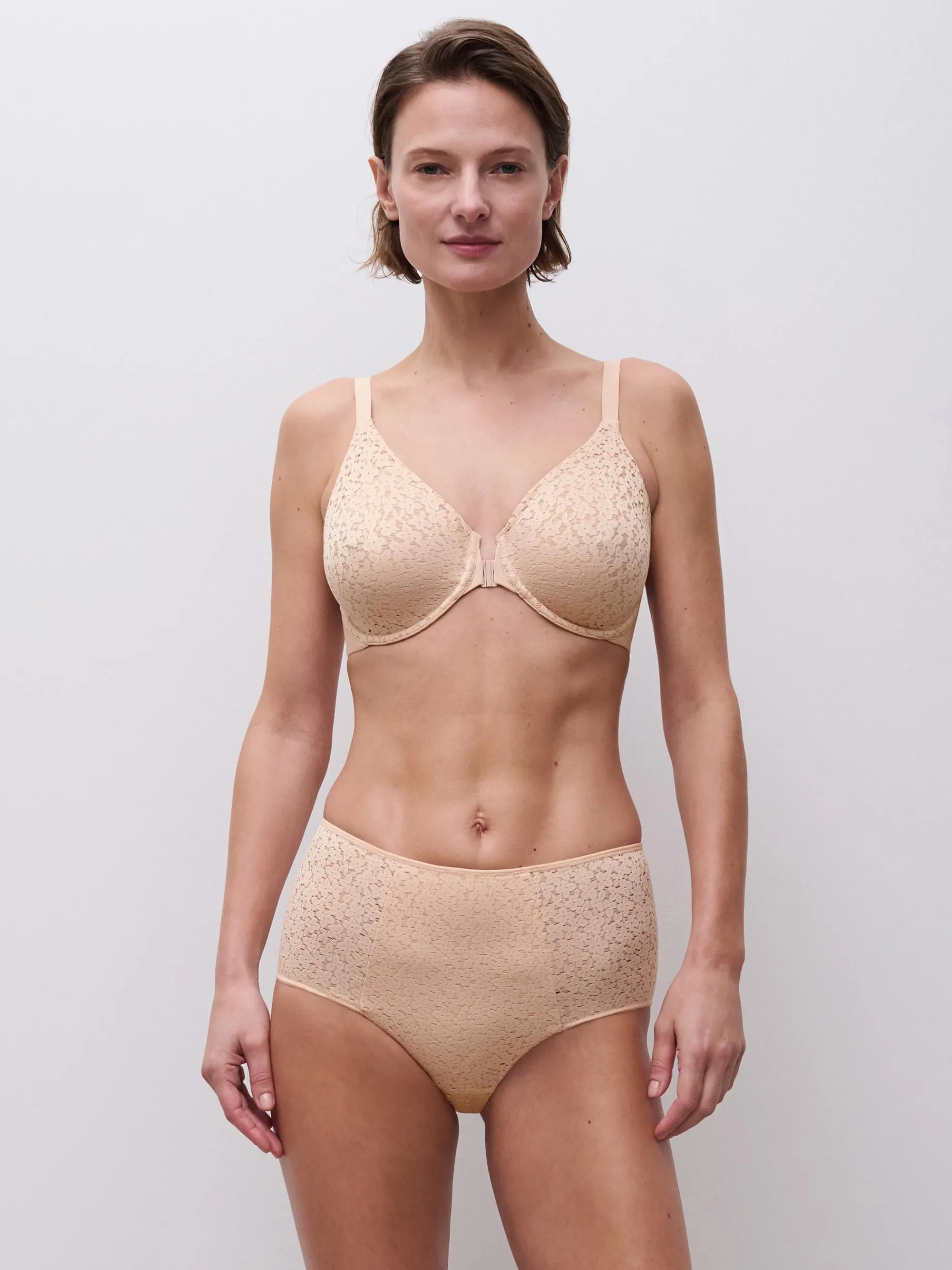 Højtaljet trusse - Golden Beige