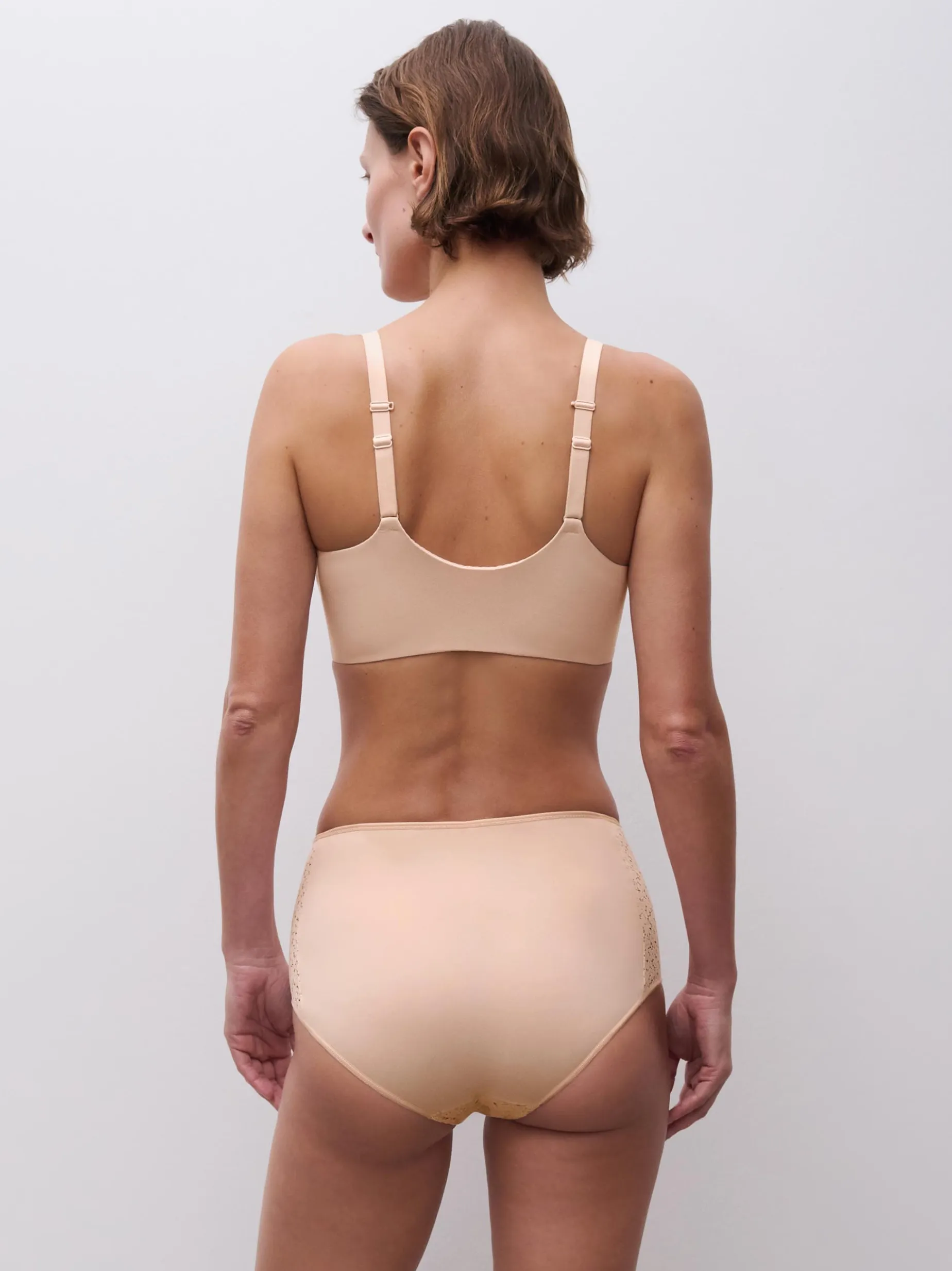 Højtaljet trusse - Golden Beige