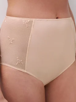 Højtaljet trusse - Golden Beige