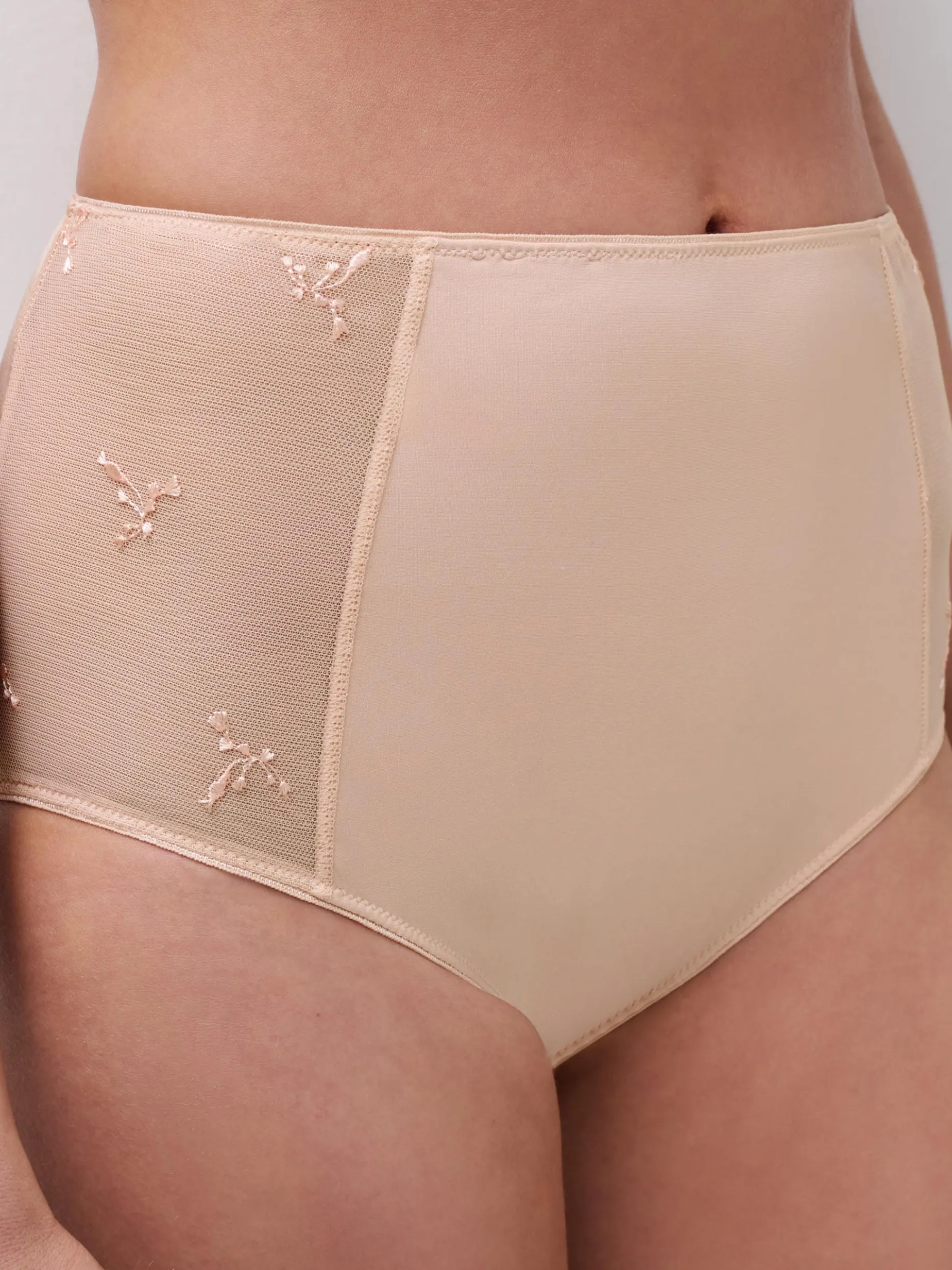 Højtaljet trusse - Golden Beige