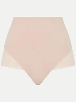 Højtaljet trusse med shaping effekt - Golden Beige