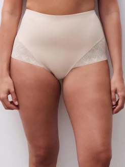 Højtaljet trusse med shaping effekt - Golden Beige