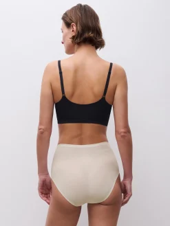 Højtaljet trusse - one size - Ivory