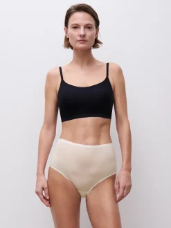 Højtaljet trusse - one size - Ivory