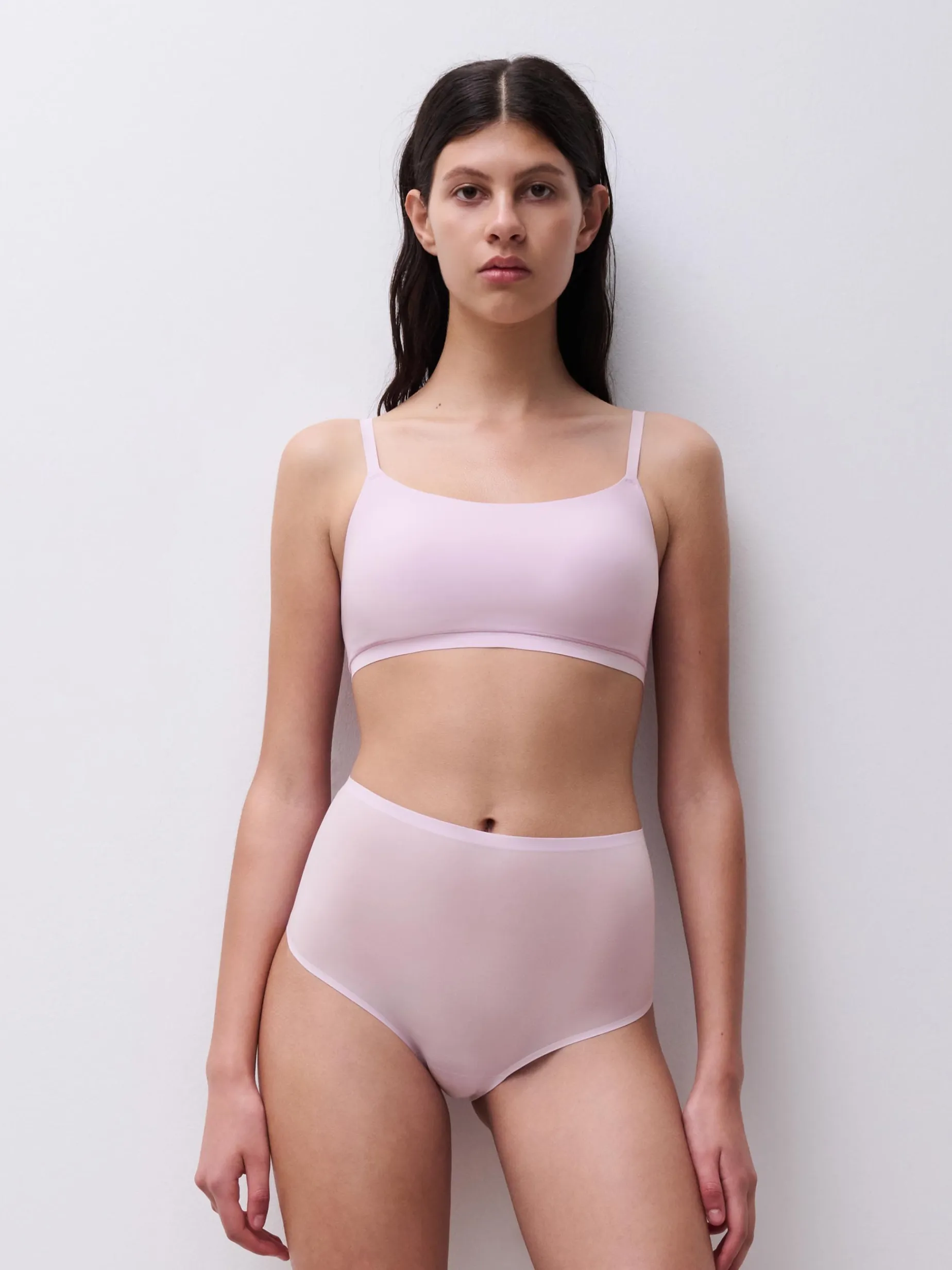 Højtaljet trusse - one size - Mauve