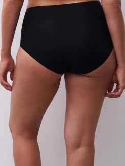 Højtaljet trusse - one size + - Sort