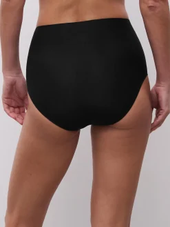 Højtaljet trusse - one size - Sort