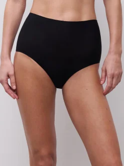 Højtaljet trusse - one size - Sort